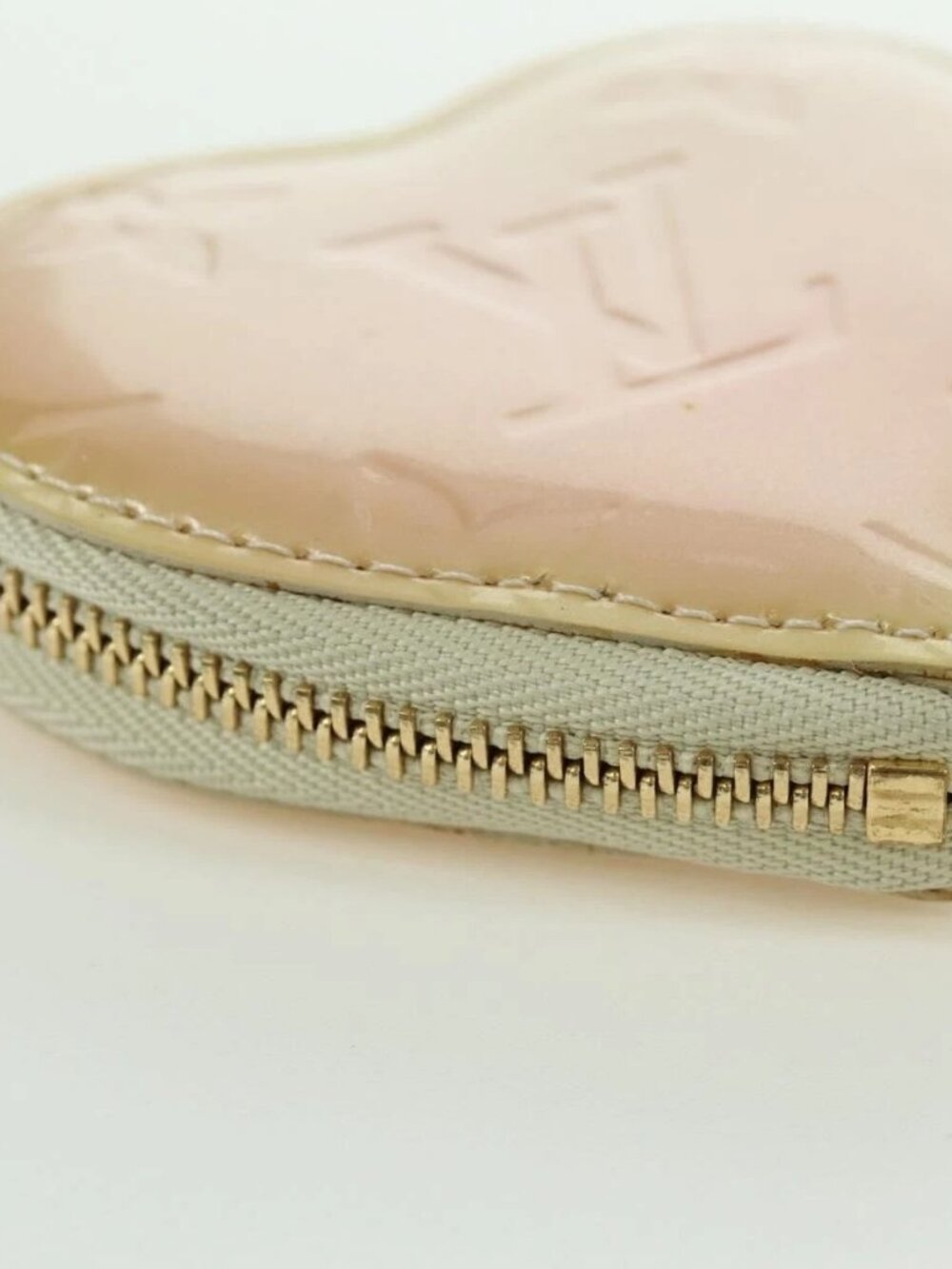 LOUIS VUITTON Vernis heart Mini Coeur Coin Purse Broncorail M91486 Auth ARZ172A - Picture 13 of 15